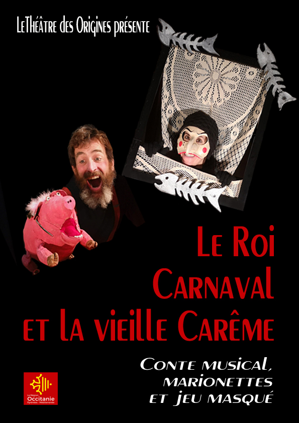 Affiche Le roi Carnaval et la vieille Carme